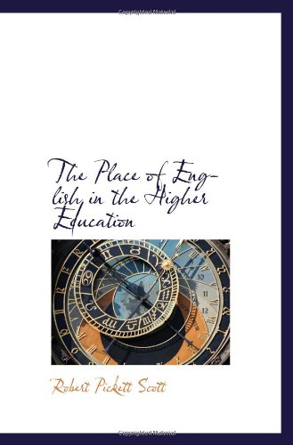 Stock image for The Place of English in the Higher Education for sale by Revaluation Books