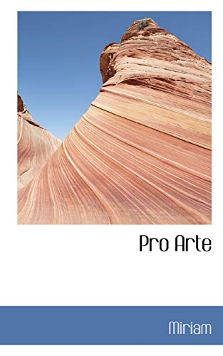 Pro Arte (9781113557117) by Miriam