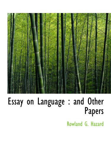 Imagen de archivo de Essay on Language : and Other Papers a la venta por Revaluation Books