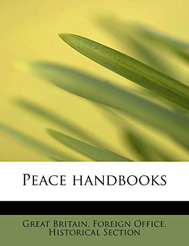 Peace handbooks (9781113864826) by Baddata
