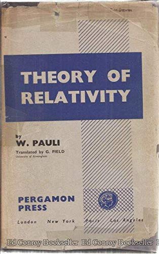 9781114172388: Theory of relativity [Gebundene Ausgabe] by Pauli, W.
