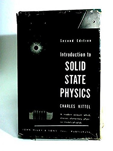 introduction to solid state physics kittel pdf introduction to solid state physics kittel pdf