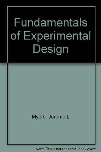 9781114183506: Fundamentals of Experimental Design