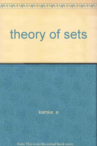 9781114209930: theory of sets