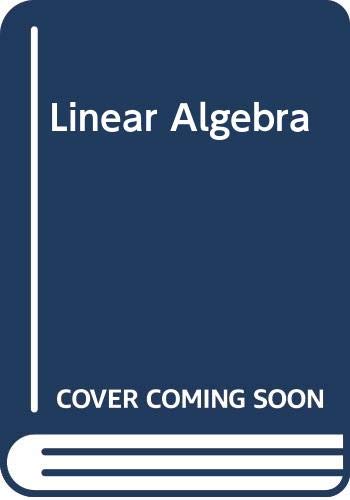 9781114247369: Linear algebra