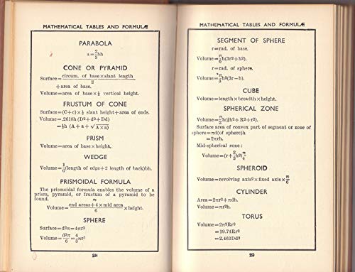 Beispielbild fr Mathematical tables and formulae zum Verkauf von Half Price Books Inc.