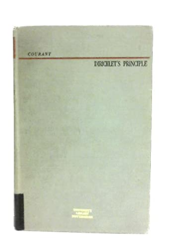 Beispielbild fr Dirichlet's principle, conformal mapping, and minimal surfaces (Pure and applied mathematics) zum Verkauf von Wonder Book