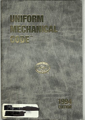 Imagen de archivo de Uniform Mechanical Code 1994 a la venta por -OnTimeBooks-