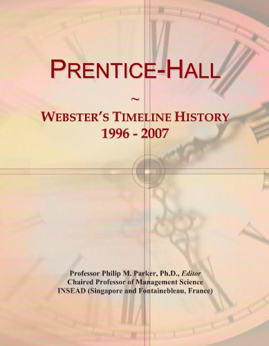 Stock image for Prentice-Hall: Webster's Timeline History, 1996 - 2007 for sale by Revaluation Books