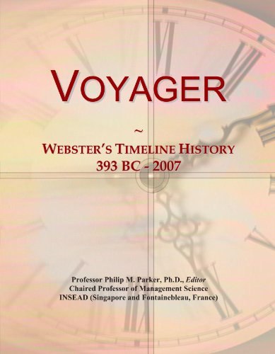 9781114449268: Voyager: Webster's Timeline History, 393 BC - 2007