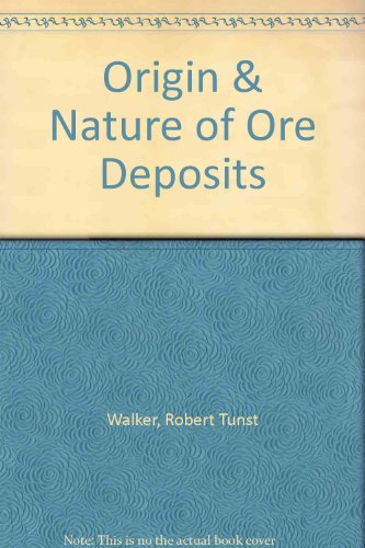 Stock image for The Origin and Nature of Ore Deposits for sale by DogStar Books