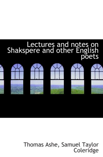 Stock image for Lectures and notes on Shakspere and other English poets for sale by Revaluation Books