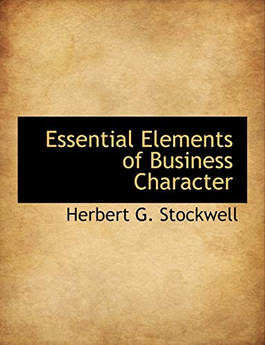 9781115187145: Essential Elements of Business Character