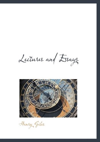 9781115277372: Lectures and Essays
