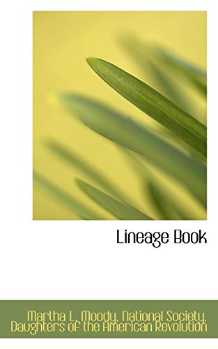 Lineage Book (9781115304764) by Moody