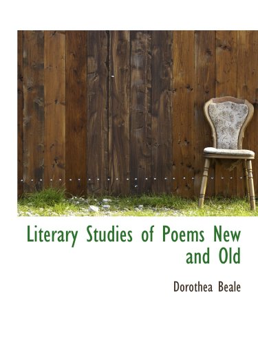 Stock image for Literary Studies of Poems New and Old for sale by Revaluation Books