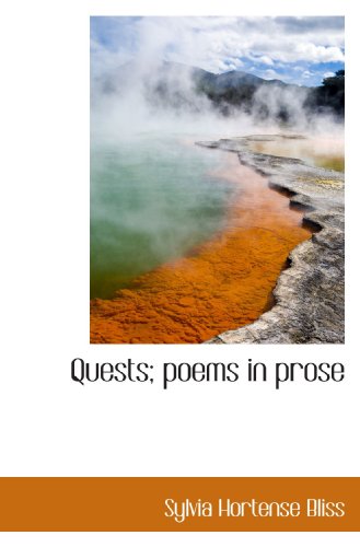 Stock image for Quests; poems in prose for sale by Revaluation Books