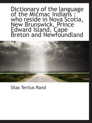 Stock image for Dictionary of the language of the Micmac Indians : who reside in Nova Scotia, New Brunswick, Prince for sale by Revaluation Books