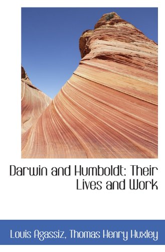 Stock image for Darwin and Humboldt: Their Lives and Work for sale by Revaluation Books