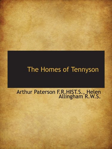 Stock image for The Homes of Tennyson for sale by Revaluation Books