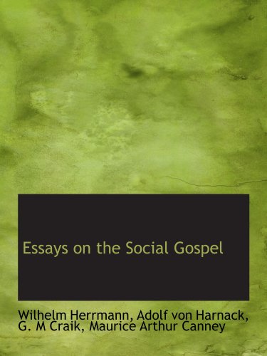 Imagen de archivo de Essays on the Social Gospel a la venta por Revaluation Books