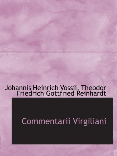 Stock image for Commentarii Virgiliani (Latin Edition) for sale by Revaluation Books