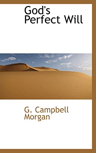 God's Perfect Will (9781115743112) by Morgan, G. Campbell