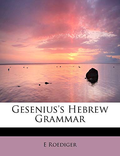 9781115791700: Gesenius's Hebrew Grammar