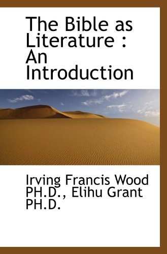 Stock image for The Bible as Literature : An Introduction for sale by Revaluation Books