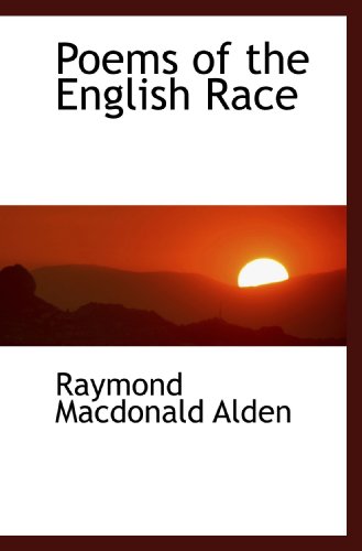 9781115826044: Poems of the English Race
