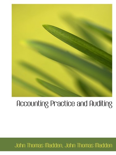 Stock image for Accounting Practice and Auditing for sale by Revaluation Books