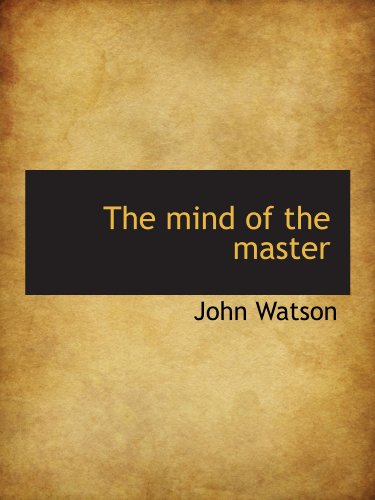 Stock image for The mind of the master for sale by Revaluation Books