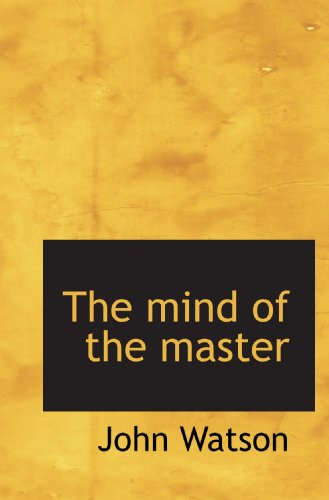 Stock image for The mind of the master for sale by Revaluation Books