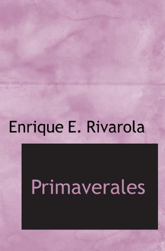 Imagen de archivo de Primaverales (Spanish Edition) a la venta por Revaluation Books