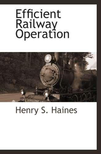 Stock image for Efficient Railway Operation for sale by Revaluation Books