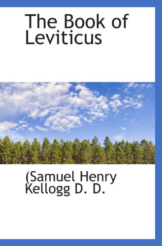 Stock image for The Book of Leviticus for sale by Revaluation Books