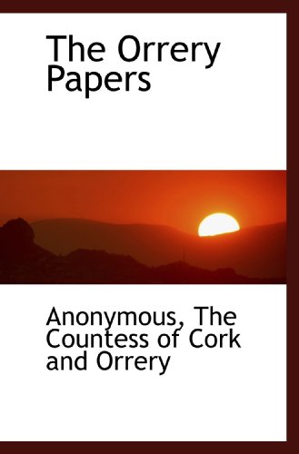 9781116417296: The Orrery Papers