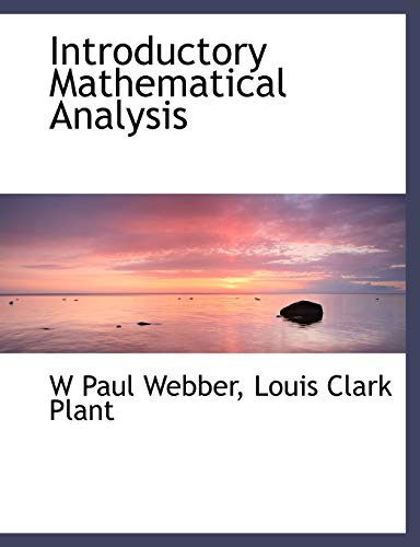 Beispielbild fr Introductory Mathematical Analysis zum Verkauf von Lucky's Textbooks