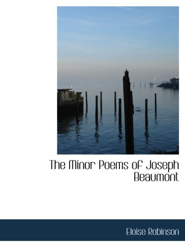 Stock image for The Minor Poems of Joseph Beaumont for sale by Revaluation Books
