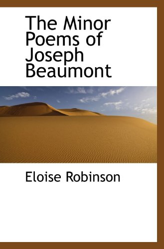 Stock image for The Minor Poems of Joseph Beaumont for sale by Revaluation Books