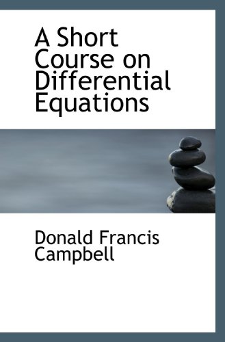 Imagen de archivo de A Short Course on Differential Equations a la venta por Revaluation Books