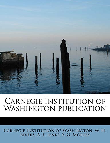 9781116673845: Carnegie Institution of Washington publication