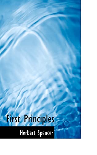 9781116702781: First Principles