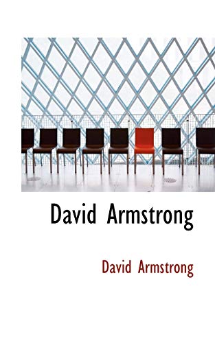 David Armstrong (9781116736960) by Armstrong, David