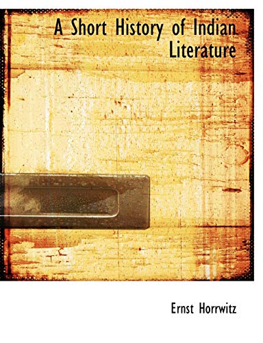 9781116764413: A Short History of Indian Literature