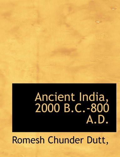 9781116776034: Ancient India, 2000 B.C.-800 A.D.