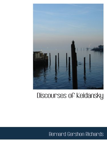 Stock image for Discourses of Keidansky for sale by Revaluation Books
