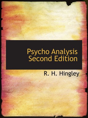 Imagen de archivo de Psycho Analysis Second Edition a la venta por Revaluation Books
