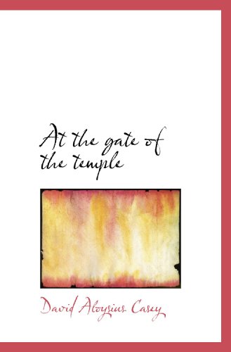 Stock image for At the gate of the temple for sale by Revaluation Books