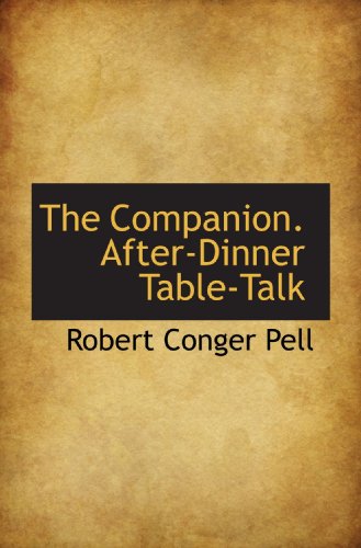 Stock image for The Companion. After-Dinner Table-Talk for sale by Revaluation Books